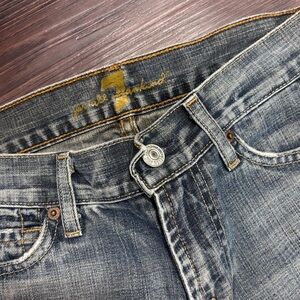 7 For All Mankind Men's light Blue Relaxed Jeans